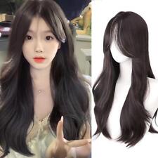 Capelli ricci lunghi con fessura a S in stile coreano Fibra riccia naturale sin± comprar usado  Enviando para Brazil