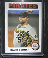 2024 Topps Heritage David Bednar SP White Border -  Pittsburgh Pirates , used for sale  Shipping to South Africa