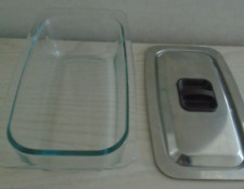 GENUINE HOSTESS TROLLEY CLEAR GLASS DISH - Perfect condition - no chips + Lid, used for sale  Shipping to South Africa