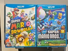 New SUPER MARIO BROS U & 3D WORLD Nintendo Wii u game soft Japan Version for sale  Shipping to South Africa