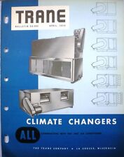 Catálogo de humidificadores TRANE HVAC ventilación aire acondicionado filtro asbesto 1954, usado segunda mano  Embacar hacia Argentina