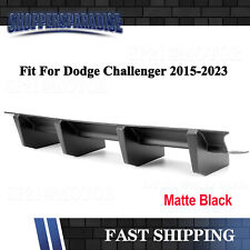 For Dodge Challenger SRT 2015-2023 Matte Black Rear Bumper Diffuser Shark Fins for sale  Shipping to South Africa