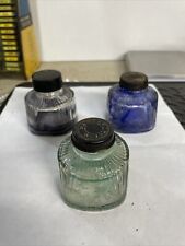 Garrafa de tinta de vidro vintage (3) Parker Quink 2 onças comprar usado  Enviando para Brazil