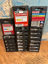 3 Craftsman Torx & Hex Bit Sockets 1/4" & 3/8" Drive NOS for sale  Shipping to South Africa