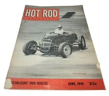 Usado, Hot Rod Magazine junio de 1949 Vintage Muscle Car Pestana George Track Roadster segunda mano  Embacar hacia Argentina