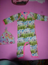 MOLO girl clothes,baby jumpsuit (Dalmation) dogs and hat Size 68 cm/4-6 months myynnissä  Leverans till Finland