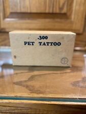 Pet tattoo kit for sale  Martin