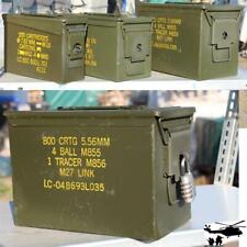 Usado, Caja de municiones metal con cerradura caja de munición Bundeswehr caja de metal BW caja de metal  segunda mano  Embacar hacia Argentina