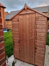 Shiplap pressure treated garden shed 6x4 used for sale  UK