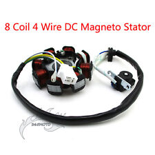 8 Coil Poles 4 Wire DC Magneto Stator For Engine Moped Scooter Chinese GY6 50cc til salgs  Frakt til Norway