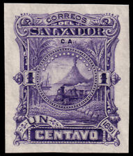 ✔️ EL SALVADOR 1891 - TRENS & RAILWAY IMPERF PROOF HBNC SC.47 Mi.36 MNGAI [026], usado comprar usado  Enviando para Brazil