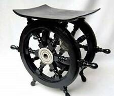 Mesa de centro de madera de 18"" hecha a mano con ruedas de barco pirata segunda mano  Embacar hacia Argentina