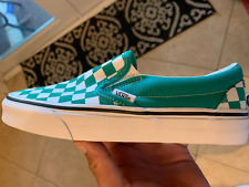 Tablero de ajedrez sin cordones Vans Classic VN0A5JMHB00 verde pimienta para hombre talla 8/W 9,5 segunda mano  Embacar hacia Argentina