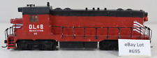 (Lot 695) HO Model Train Athearn Diesel Locomotive OL&B Big Red Line Dummy for sale  Shipping to South Africa