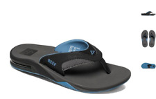 Sandália Reef Fanning Cinza Azul Claro Conforto Flip Flop Masculina EUA Tamanhos 7-17 NOVA!!! comprar usado  Enviando para Brazil