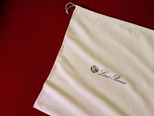 Used, LORO PIANA 100% Cotton Wardrobe Ivory Dust Bag Travel Shoe Storage Drawstring for sale  Shipping to Ireland