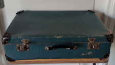 Vintage blue suitcase for sale  CHELMSFORD