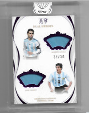 2022 Fansmall Argentina Jersey Card : Roberto Ayala / Jose Chamot #31/36, usado comprar usado  Enviando para Brazil