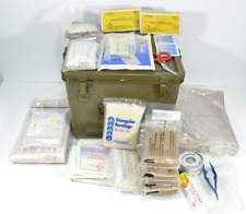 Kit de primeros auxilios militares NSN: 6545-00-116-1410 caja de vendajes estuche de uso general segunda mano  Embacar hacia Argentina