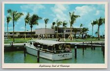 Used, Everglades Park Florida~Sightseeing Boat Playmate VI Leaves Flamingo Dock~1958 for sale  Shipping to South Africa