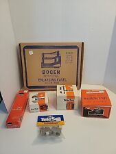 Caballete de ampliación de fotos profesional vintage BOGEN 8"" x 10"" caja original Tele-Sor segunda mano  Embacar hacia Argentina