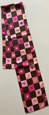 Pink brown geometric for sale  Shipping to Ireland