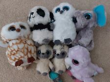 Yahoo & Friends Bundle Soft Toys Plush Lemur Owl Panda Seal and Elephant Used  for sale  UK