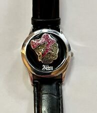 Raro relógio ABBEY DAWN caveira por Avril Lavigne esqueleto preto com arco rosa e mostrador, usado comprar usado  Enviando para Brazil