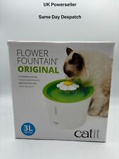 Catit Flower Fountain 3 Litre Pet Cat Kitten Water Drinking Bowl NEW Open Box, used for sale  Shipping to South Africa