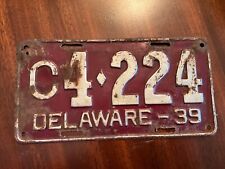 1939 delaware license for sale  Sarasota