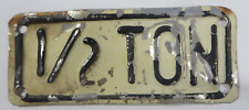Vtg license plate for sale  Hays