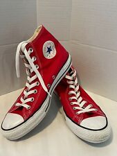 Usado, Zapatos de tenis Converse Chuck Taylor All Star top alto unisex rojos tallas 7,5 y 9,5 segunda mano  Embacar hacia Mexico