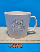 Usado, Starbucks 12 oz taza de café sirena grabada sirena ~ blanca segunda mano  Embacar hacia Argentina