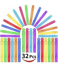 32 peças 8 cores mini varinhas bolhas sortimento festa favoritos brinquedos para crianças criança, comprar usado  Enviando para Brazil