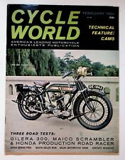1964 February Cycle World Motorcycle Magazine 1914 BSA Honda CR110 Greeves Maico for sale  Shipping to Canada