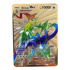 Pokémon 10000point cartões de metal Tcg Arceus Vmax Golden Pokemon presentes crianças quentes, usado comprar usado  Enviando para Brazil