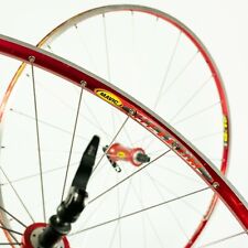 Usado, RODAS DE HÉLIO MAVIC 700c 28" BICICLETA DE ESTRADA TUBULAR VINTAGE ANOS 90 VERMELHA CLARA comprar usado  Enviando para Brazil