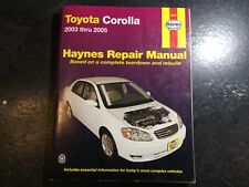 Manual de reparo Toyota Corolla Haynes 2003-2005 1ZZ-FE 1.8L DOHC E130 comprar usado  Enviando para Brazil