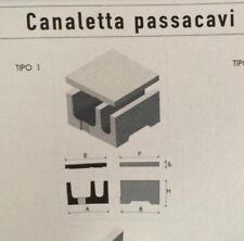 Canaletta passacavi a.v. usato  Carignano