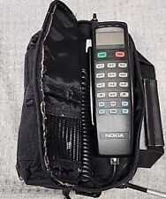 NOKIA C250 Vintage Car Cell Phone Black Complete w/ Bag Turns On Tested Factory  for sale  Shipping to South Africa