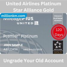 United Airlines Premier Platinum Status Star Alliance Gold por 120 dias, instantâneo comprar usado  Enviando para Brazil