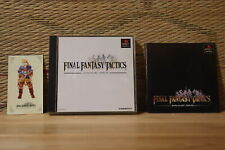 Final Fantasy Tactics com cartão SP Playstation 1 PS1 Muito Bom Estado! comprar usado  Enviando para Brazil