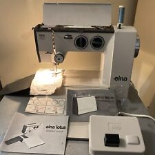 Very Compact elna lotus SP Zigzag Sewing Machine. Fully Serviced & PAT Tested. for sale  Shipping to South Africa