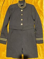 zara navy military coat for sale  GERRARDS CROSS