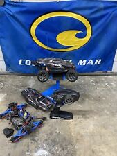 Usado, Traxxas 1/16 E-revo VXL sem escova 4wd RTR caminhão de controle remoto azul com identificação TSM e carregador comprar usado  Enviando para Brazil