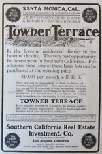 1906 Antigo Santa Monica TOWER TERRACE CA Development COMPRE Novo Lote $10/Mês AD comprar usado  Enviando para Brazil