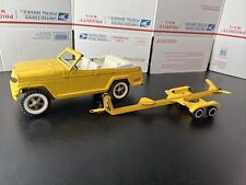 Used, Tonka Jeepster Trailer Vintage Pressed Steel Yellow White Interior VTG 60’s 2460 for sale  Shipping to South Africa