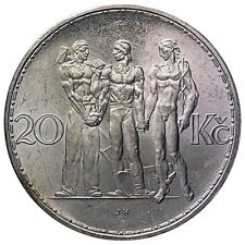 1933 korun argento usato  Italia