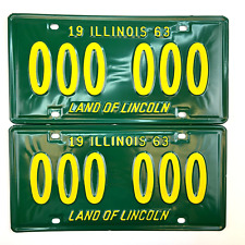 Illinois 1963 license for sale  Mundelein