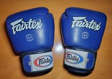 Guantes de boxeo de cuero Fairtex Muay Thai Kickboxing Sparing MMA boxeo 16 oz segunda mano  Embacar hacia Mexico